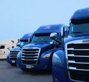 Commercial truck fleet for freight services