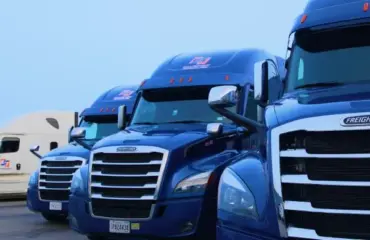 Commercial truck fleet for freight services