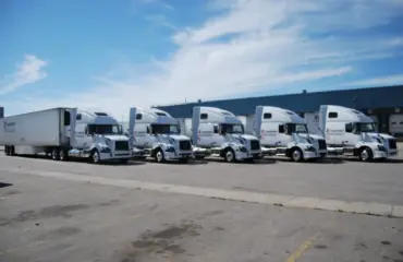 Long-haul trucks used for cross-border transportation